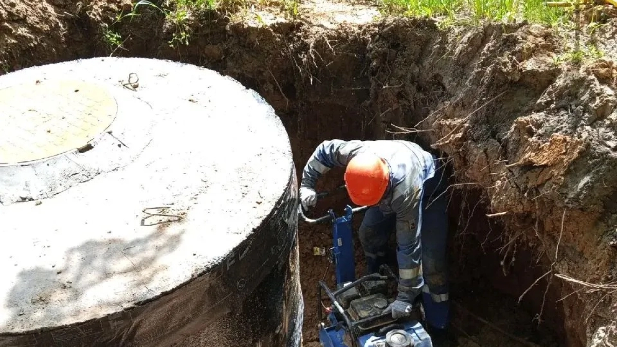 В Калужской области масштабно обновляют водопровод: на Грабцевском шоссе техническая готовность достигла 74 процентов