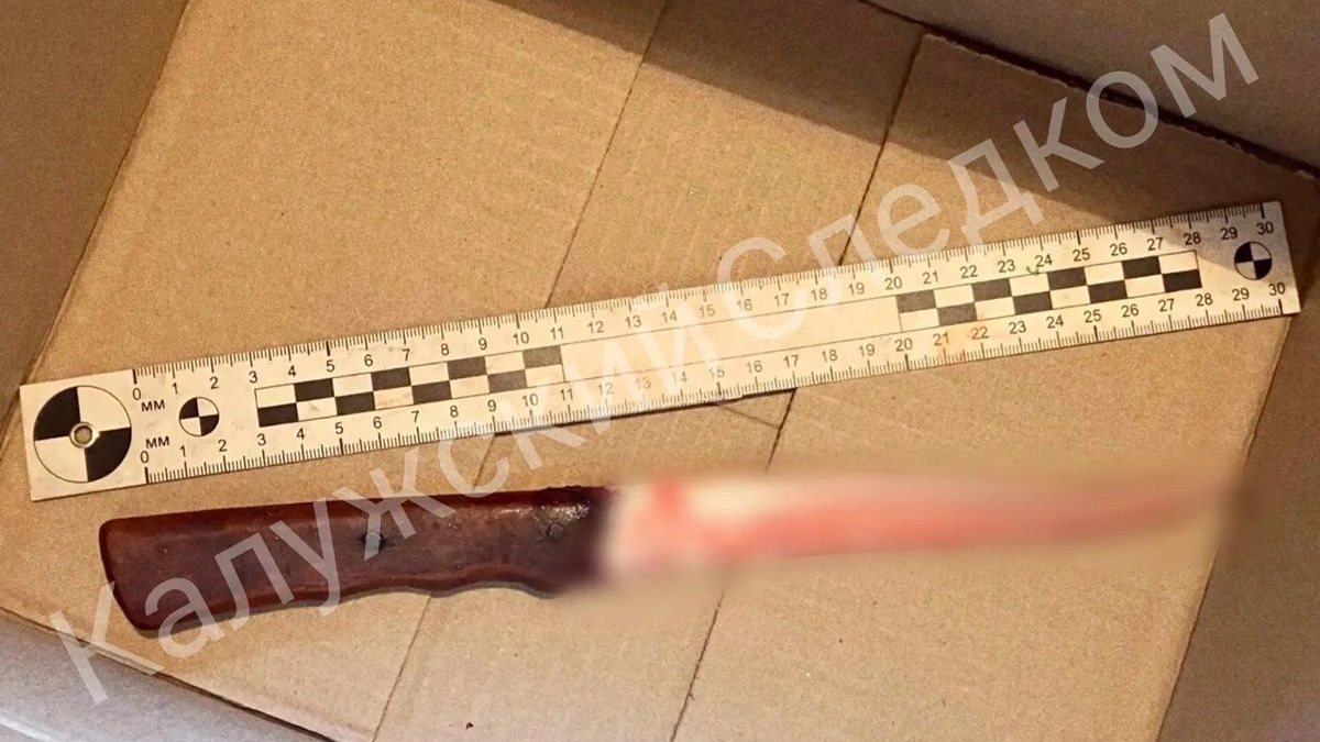 В Калужской области 59-летняя женщина зарезала сожителя во время бытовой ссоры