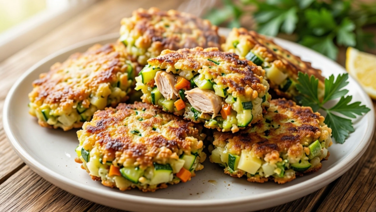 Смешиваю тёртый кабачок с картошкой и ложкой аджики: готовлю сочные котлеты с куриным филе — со стола сметают за минуту