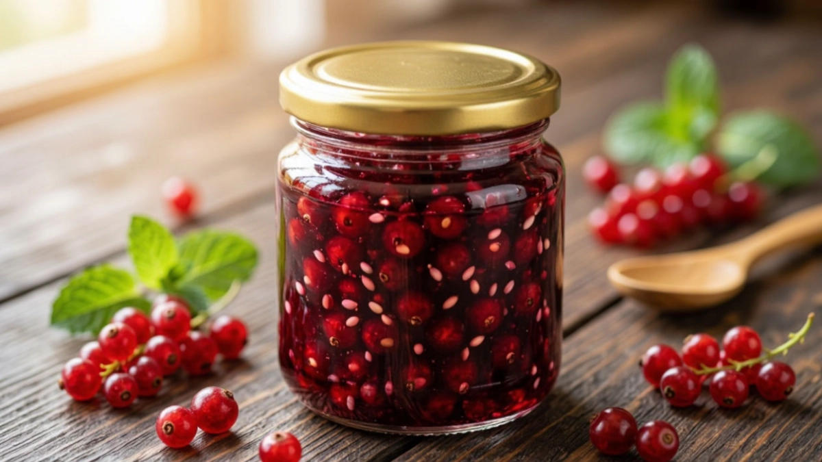 Красную смородину превращаю в обалденный соус-конфитюр: и к мясу, и к сыру, и просто на хлебушек — банка уходит за один ужин