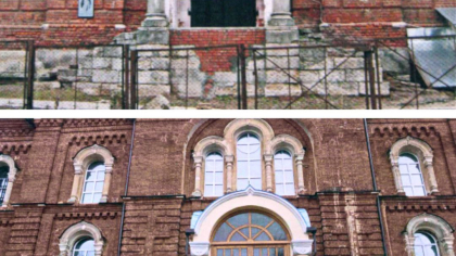 В Калуге отреставрировали южное крыльцо Казанского Девичьего монастыря